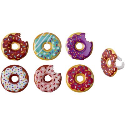 A Birthday Place Donut Cupcake Ring  12ct Image 1