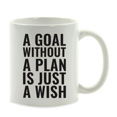 A Goal Needs a Plan Ceramic Mug Image 2