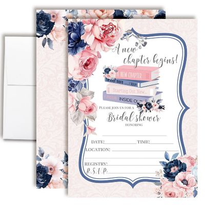 A New Chapter Bridal Shower Party Invitations Image 1