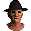 A Nightmare on Elm Street 2: Freddy's Revenge&#8482; Deluxe Freddy Krueger Mask with Fedora Hat Image 1