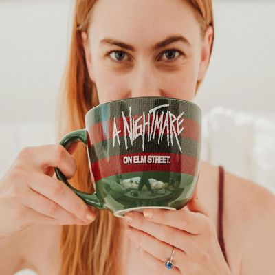A Nightmare on Elm Street Sweater Claws Ceramic Soup Mug  Holds 24 Ounces Image 2
