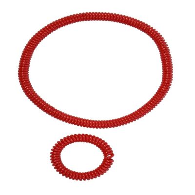 Abilitations Chewlery Chewable Jewelry, Red, Set of 2 Image 2