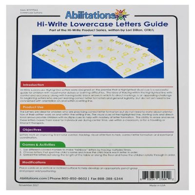 Abilitations Hi-Write Alphabet Paper, Lowercase, 100 Sheets Image 3