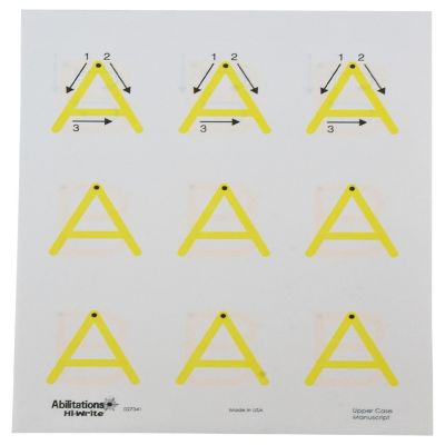 Abilitations Hi-Write Alphabet Paper, Uppercase, 100 Sheets Image 2