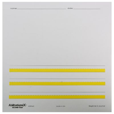 Abilitations Hi-Write Beginner Journal Paper, Level 2, 8-1/2 x 11 Inches, 100 Sheets Image 1