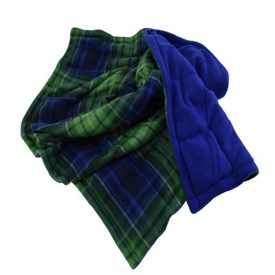 Abilitations Weighted Blanket, Large, 11 Pounds, Plaid Image 1