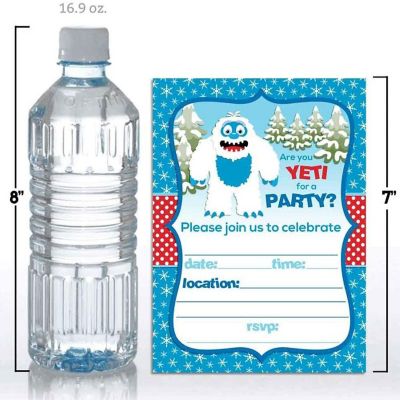 Abominable Snowman Invitations 40pcs. by AmandaCreation Image 1