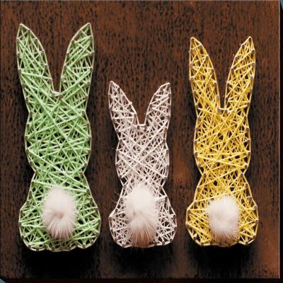 Abris Art Creative Kit/String Art Little hares ABC-013 Image 2
