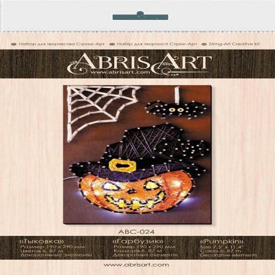 Abris Art Creative Kit/String Art Pumpkin ABC-024 Image 1