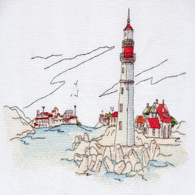 Abris Art Cross-stitch kit Lighthouse light AH-109 Image 1