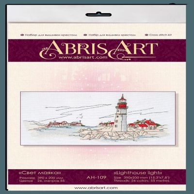 Abris Art Cross-stitch kit Lighthouse light AH-109 Image 1