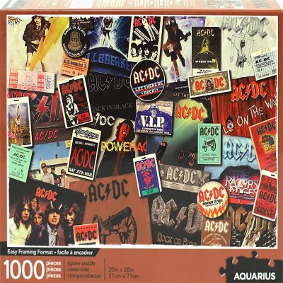 AC/DC Albums 1000 Piece Jigsaw Puzzle Image 1