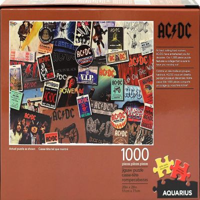AC/DC Albums 1000 Piece Jigsaw Puzzle Image 2