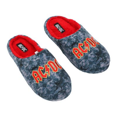 AC/DC Embroidered logo Tie-Dye Scuff Slippers-Medium Image 1