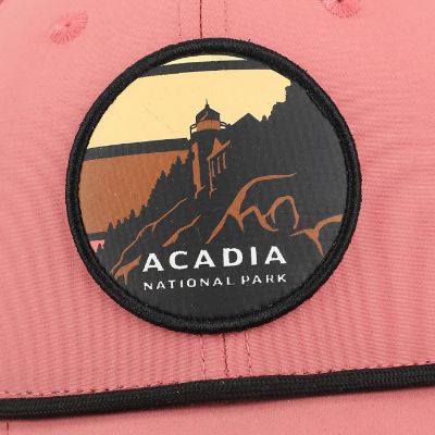 Acadia National Park Pink 6-Panel Unstructured Hat Image 2