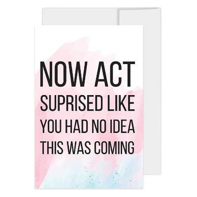 Act Surprised Bridesmaid 4x6IN 16PC Image 1