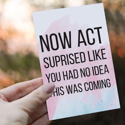 Act Surprised Bridesmaid 4x6IN 16PC Image 2