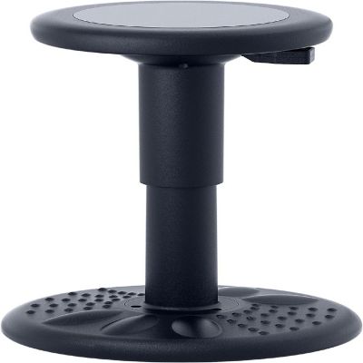 Active Chairs Adjustable Wobble Stool for Kids, Flexible Seating Improves Focus and Helps ADD/ADHD,  16.65-23.75-Inch Chair, Ages 13-18, Black Image 1