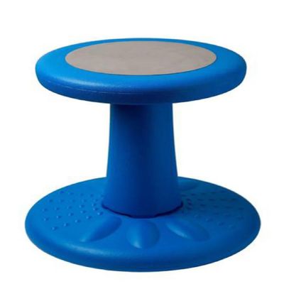 Active Chairs Wobble Stool for Kids, Flexible Seating Improves Focus and Helps ADD/ADHD, 14-Inch Preschool Chair, Ages 3-7, Blue Image 1