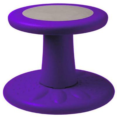 Active Chairs Wobble Stool for Kids, Flexible Seating Improves Focus and Helps ADD/ADHD, 14-Inch Preschool Chair, Ages 3-7, Purple Image 1