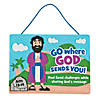 Acts 13-14 "God Sends Paul" Sign Craft Kit - Makes 12 Image 1
