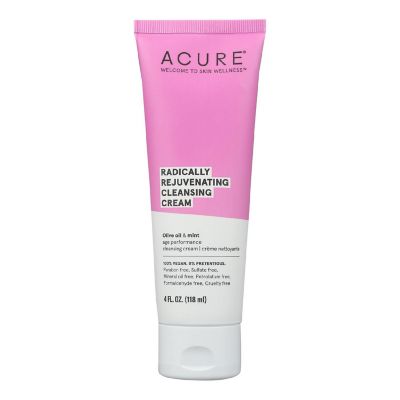 Acure - Facial Cleansing Creme - Argan Oil and Mint - 4 FL oz. Image 1