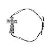 Adjustable Word Cross Bracelets - 12 Pc. Image 1