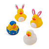 Adorable Easter Rubber Ducks - 12 Pc. for Spring Celebrations Image 1