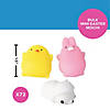 Adorable Mini Easter Animals Mochi Squishies - 72 Pc. Image 2