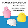 Adorable Mini Easter Animals Mochi Squishies - 72 Pc. Image 3