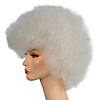 Adult Afro Wig Deluxe White Image 1