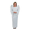 Adult Angel Costume with Angel Wings & Candle - Standard Image 1