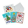 Adult Coloring Christmas Cards - 12 Pc. Image 1