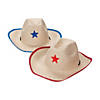 Adult Cowboy Hats with Star Assortment - 12 Pc. Image 1