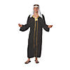 Adult&#8217;s Black & Gold Shepherd Costume Image 1