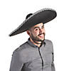 Adult&#8217;s Black Mariachi Sombreros - 6 Pc. Image 1