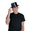 Adult&#8217;s Black Top Hats - 12 Pc. Image 1