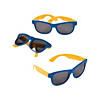 Adult&#8217;s Blue & Gold Two-Tone Sunglasses - 12 Pc. Image 1