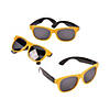 Adult&#8217;s Gold & Black Two-Tone Sunglasses - 12 Pc. Image 1
