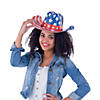 Adult&#8217;s Patriotic Cardstock Cowboy Hats - 12 Pc. Image 1
