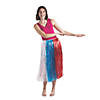 Adult&#8217;s Patriotic Hula Skirt - 12 Pc. Image 1