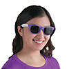 Adult&#8217;s Purple & White Two-Tone Sunglasses - 12 Pc. Image 1