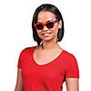 Adult&#8217;s Red & Blue Two-Tone Sunglasses - 12 Pc. Image 1