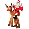 Adult Santa Ride A Reindeer Costume Image 1