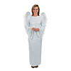 Adults Angel Costume with Angel Wings & Candle - Standard Image 1