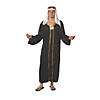 Adults Black & Gold Shepherd Costume Image 1