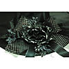 Adults Black Witch Hat with Skull & Flowers Image 1