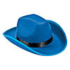 Adult's Blue Cowboy Hat Image 1