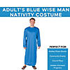 Adults Blue Wise Man Robe Polyester Nativity Costume - One Size Image 1