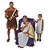 Adults Brown Roman Soldier Tunic and Skirt with Cuffs Costume Image 2